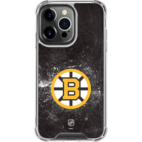 NHL Boston Bruins Iced iPhone 15 Pro Clear Case